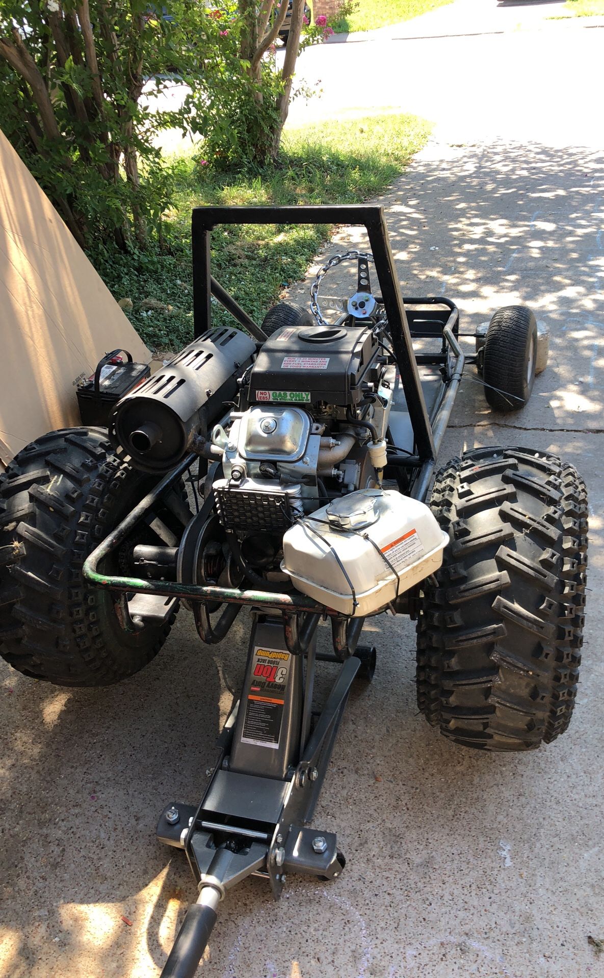Go kart with 670cc Predator engine