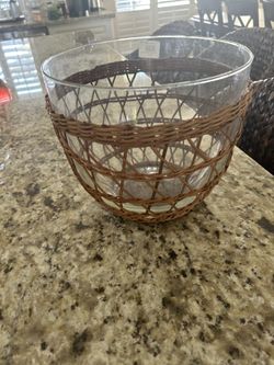 Pottery Barn Glass Bowl