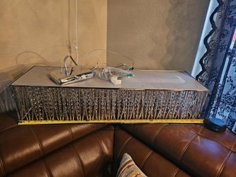 Rectangular Modern Crystal Chandelier Lamp OBO