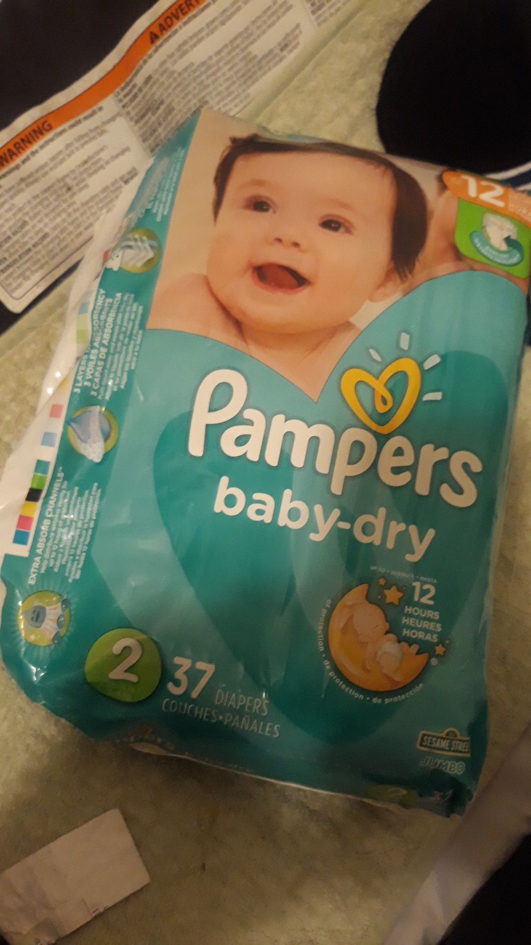 Pampers 37 diapers