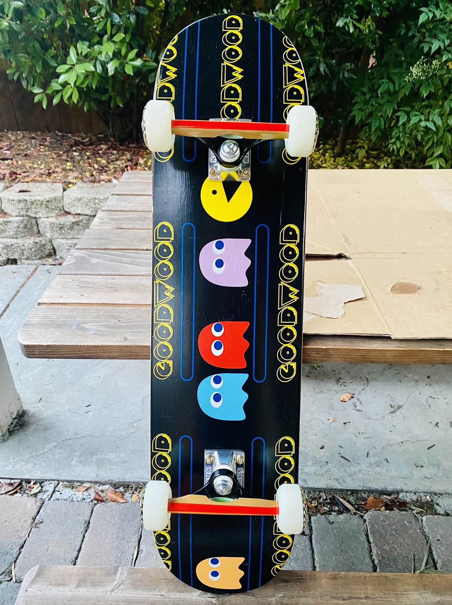 Goodwood Skateboards PACMAN Complete Skateboard 8 x 32 Krux Trucks