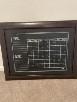Framed Calendar