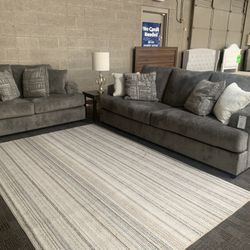 Gray Soft Sofa Set 