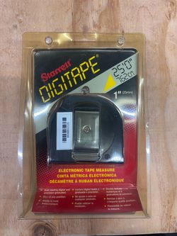 New Starrett Digitape Electronic Tape Measure 25ft