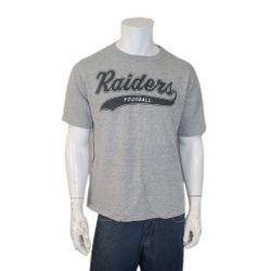 Vintage Starter Los Angeles Raiders NFL Football T Shirt Men's Size XL Gray EUC