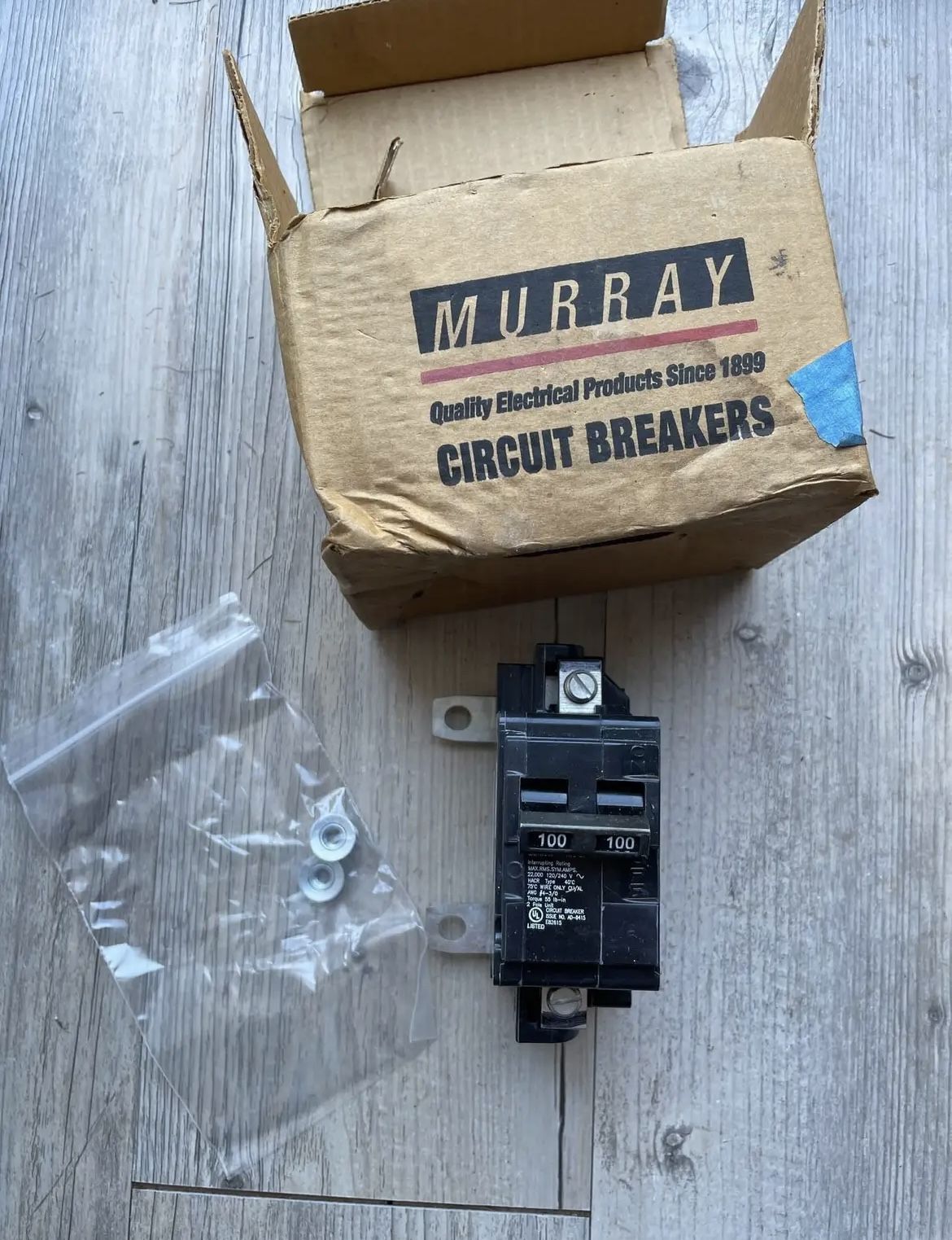 Murray 100 Amp breaker Type M1 - New