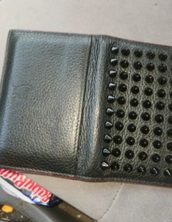 Christian Louboutin Black Sifnos Card Holder/wallet