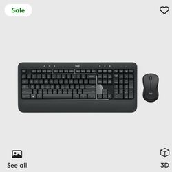 NEW: Logitech MK540 Full-size Advanced Wireless Keyboard and Mouse Combo