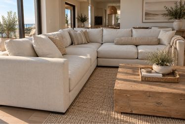 Crate & Barrel Gather 3-Piece Oversized Sectional – $4,847 Retail