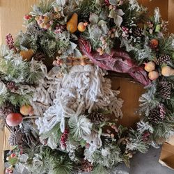 Santa Wreath