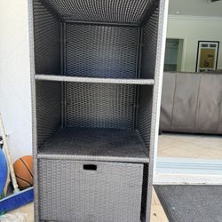 Plastic Outdoor Shelf Unit
