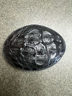 Vintage Exotic Leather Western Belt Buckle – $40