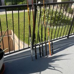 Fishing Rods “Casting Lot Sold Together” 