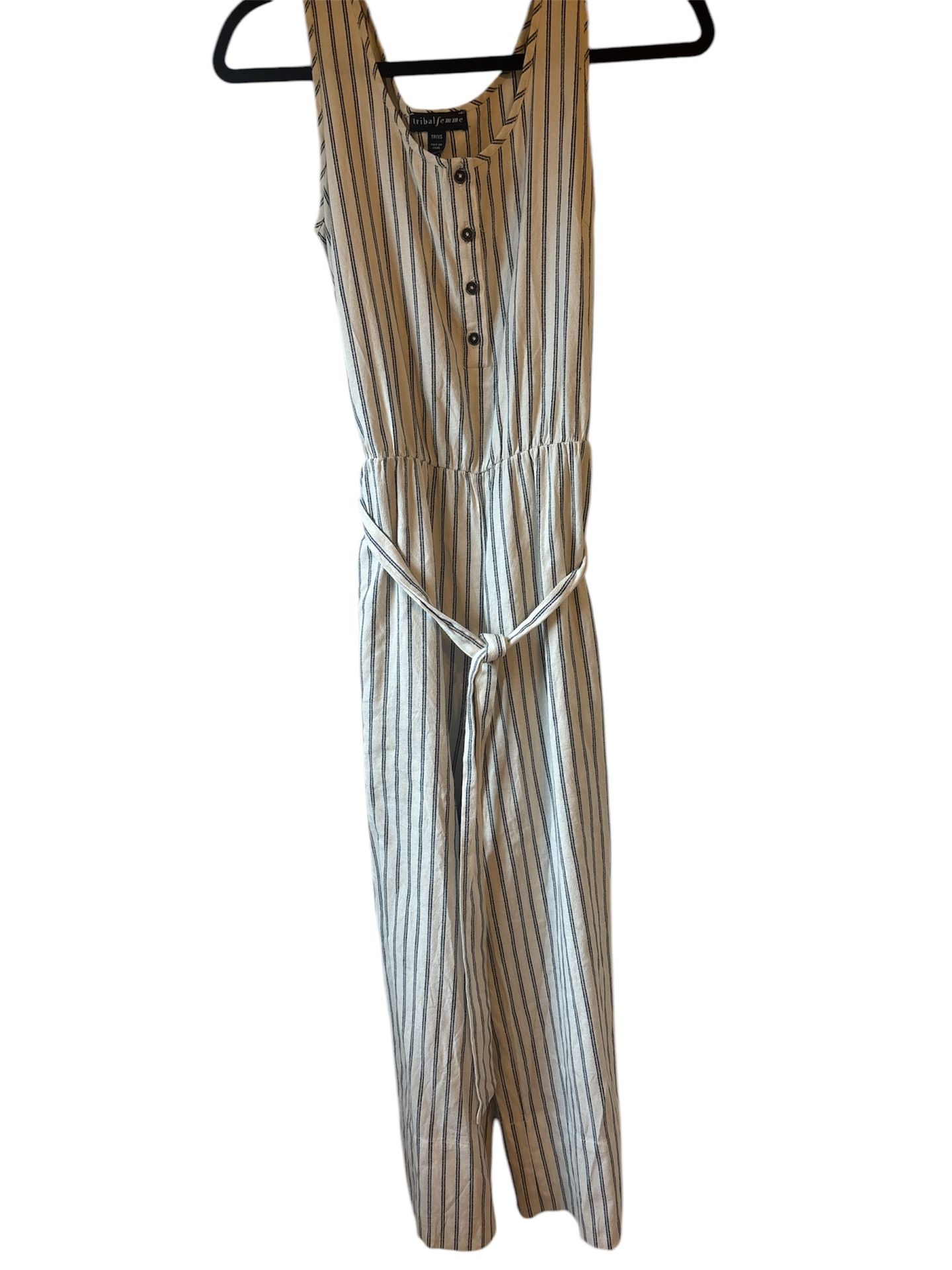 Tribal Femme Striped Romper XS