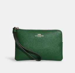 Wristlet Color Verde Coach