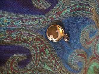 sterling silver dolphin labradorite pendant