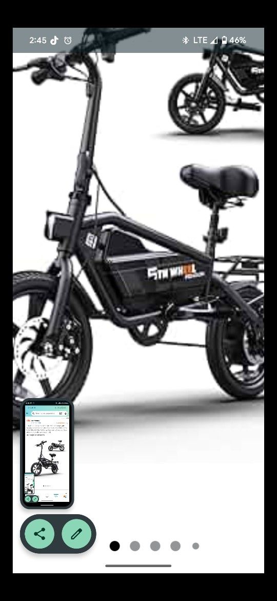 5TH WHEEL Penguin Electric Bike, Mini 14" E-Bikes