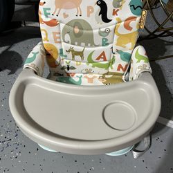 Baby Booster With Removable Tray