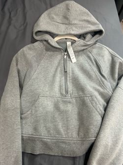 authentic lululemon scuba half zip cropped jacket