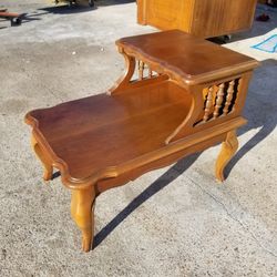 Mid Century Two Tier End Table $200 (Good Condition)