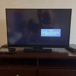 40inch Insignia TV w/bluetooth speaker system