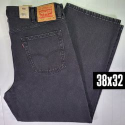 Levis 578 Baggy Fit Black Jeans With Tags