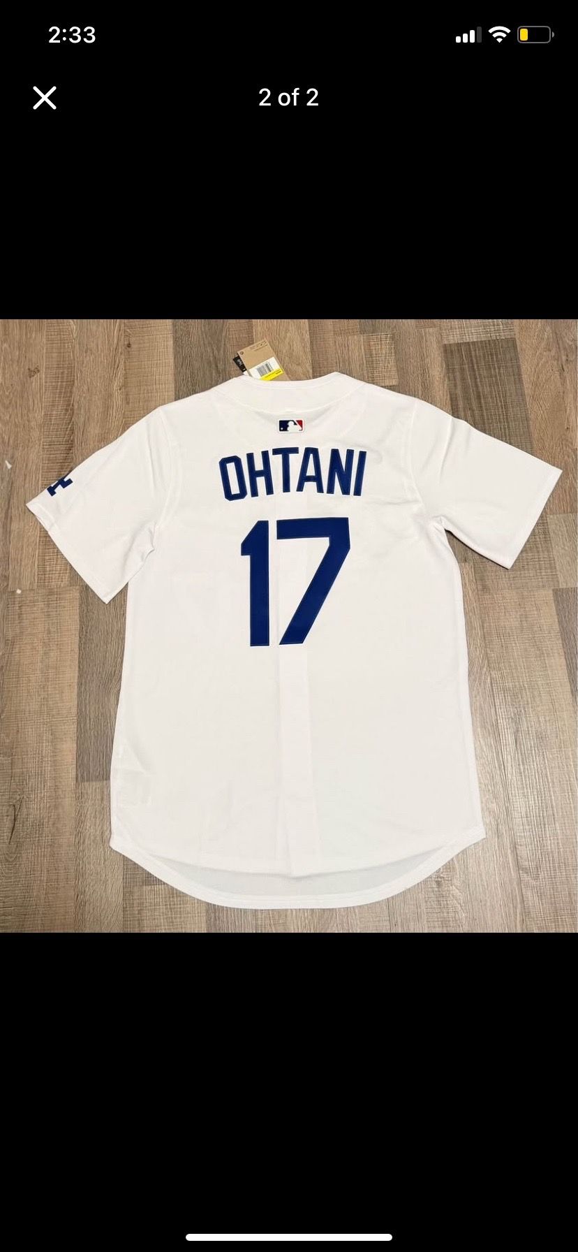 Dodgers Ohtani white Jersey fully stitched (Men and women sizes )