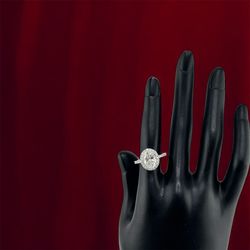 Halo Oval Shape Lab-Grown Diamond Ring 