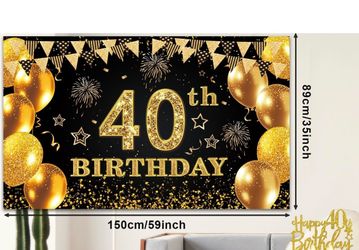 40th Birthday Decorations
