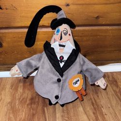 Disney Parks The Nightmare Before Christmas Mayor 12" Plush Toy 2 Faces Stuffed
