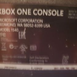 Xbox One Model 1540 500gb