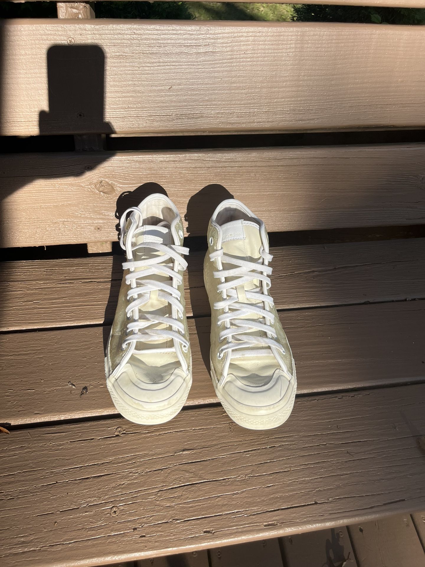 Adidas Nizza Hi RF 420 Triple White Size 10