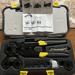 Pex Crimper Tool Kit - Multi-Head PEX-B Crimp Tool Set