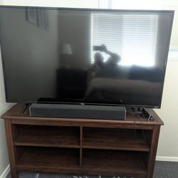 55" TV + Soundbar + Media Console 