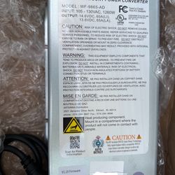 New WF-9865-AD Deck Mount Converter Charger