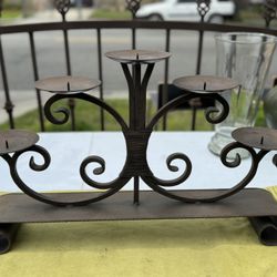 Heavy Metal 5 Tiers Candelabra