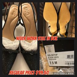 New Black Hi 👠 (INC) Heels-Reduced Price