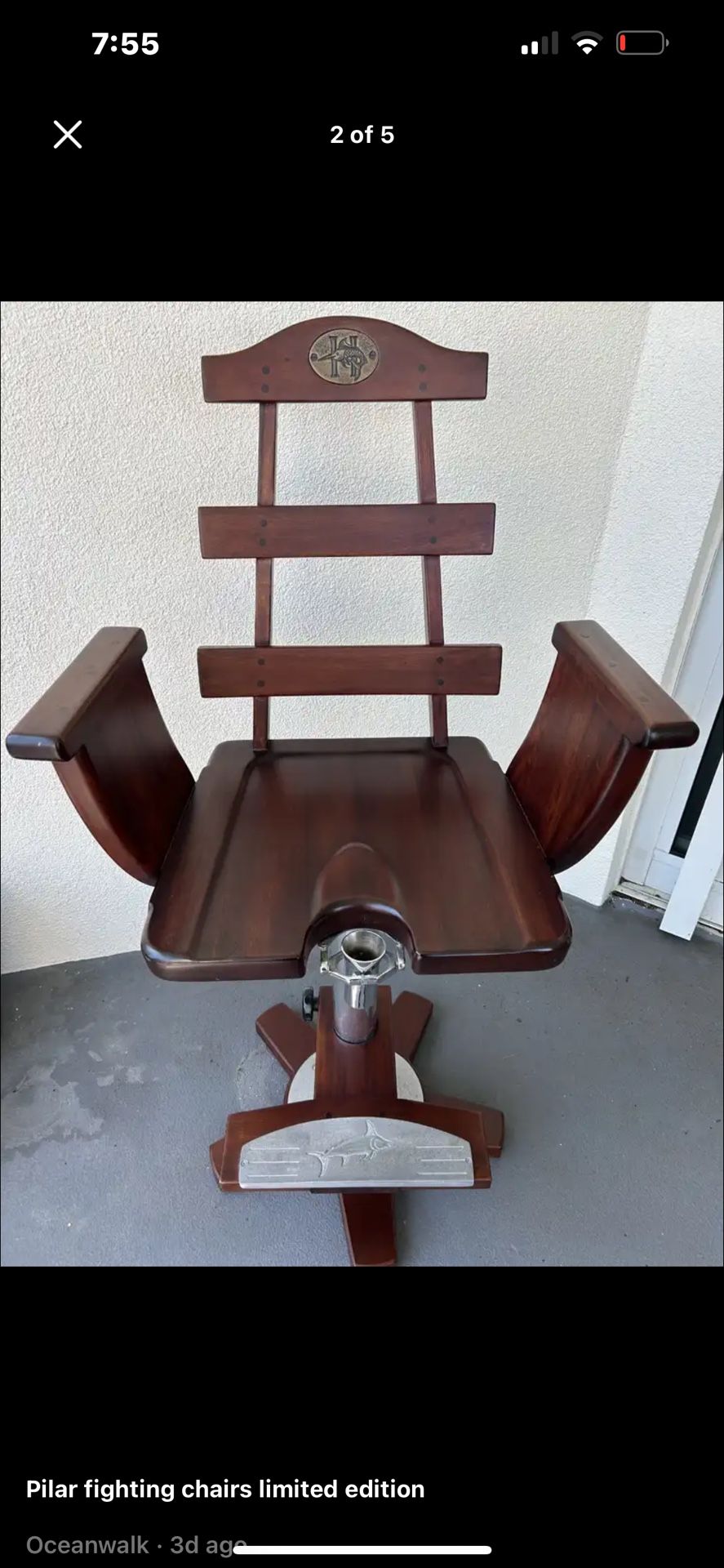 Thomasville Hemingway Pilar Fighting Chair Barstool