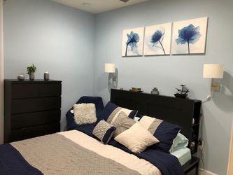IKEA Queen Bed Frame & Headboard