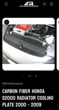 S2000 APR carbon fiber radiator cooling plate