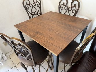 High Table And Chairs 5 