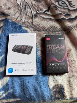 Steam Deck 4K Dock + JSAUX Screen Protector