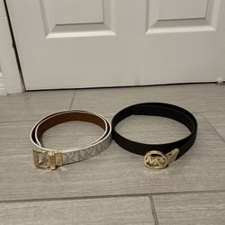 2 Michael Kor belts