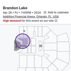 Brandon Lake Tickets  2 Available 