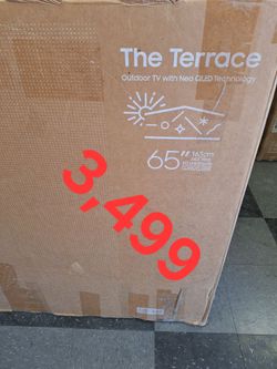 SAMSUNG 65"INCH QLED 4K THE TERRANCE OUTDOOR TV