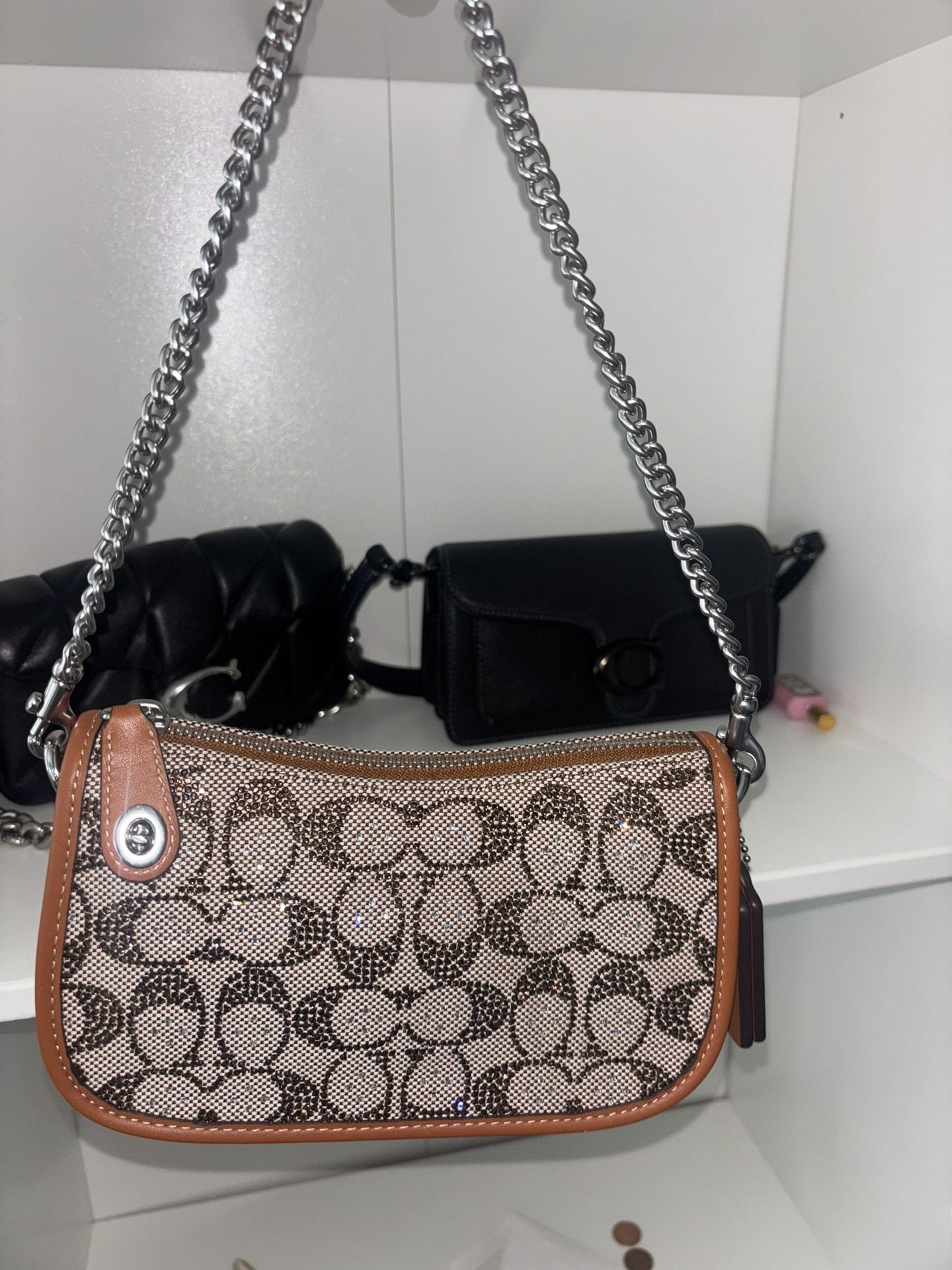 Coach Swinger Crystal Jacquard 20