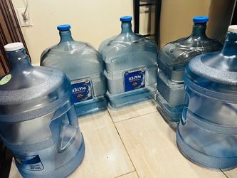 5-Gallon Water Jugs – Set of 5