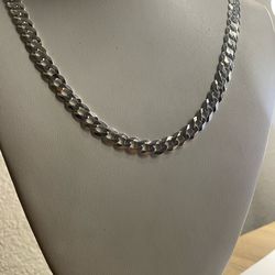 Cuban silver necklace
