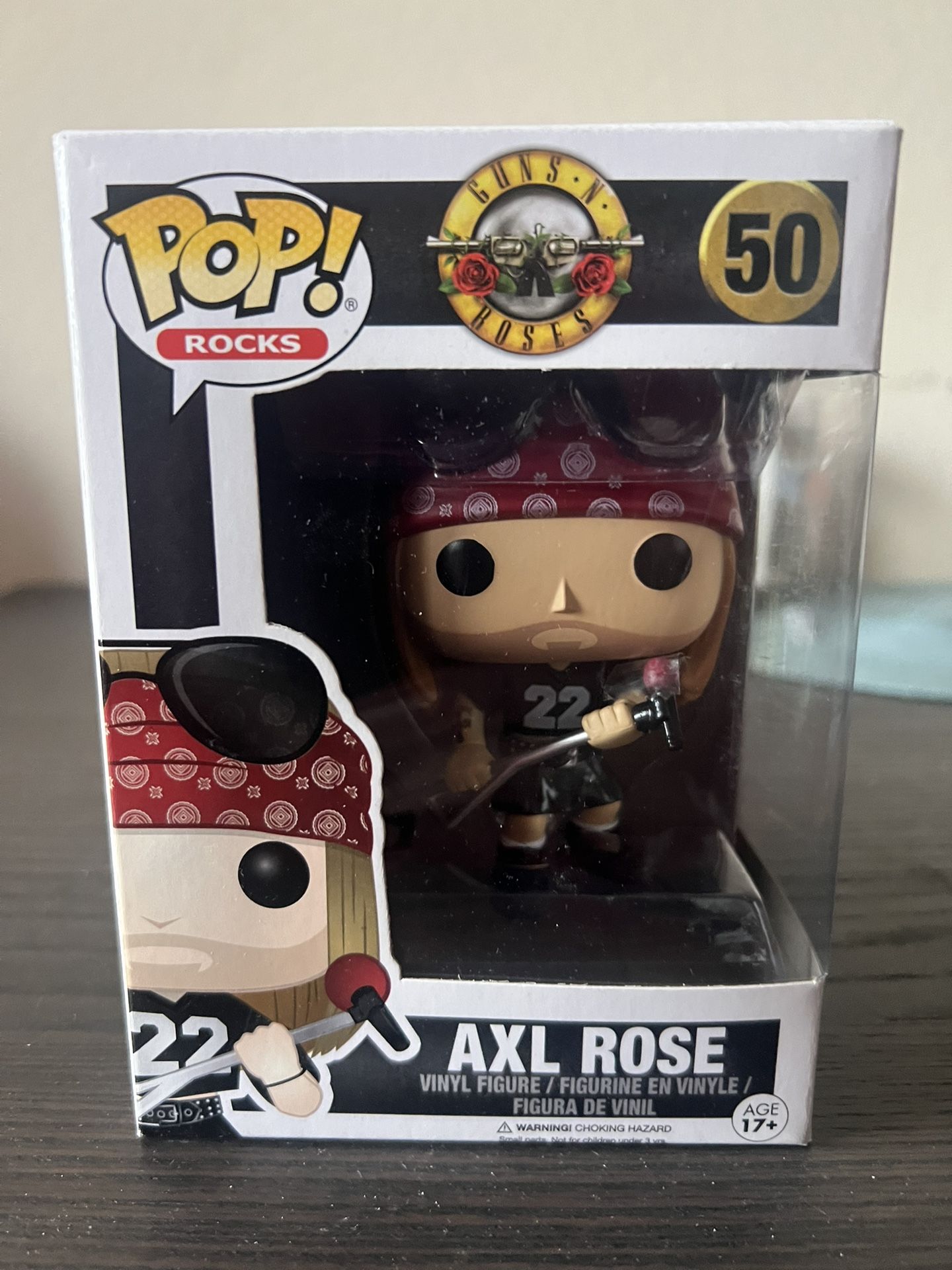 Axl Rose Funko Pop Rocks #50 Guns n' Roses Music Vinyl Figure Figurine Toy Toys