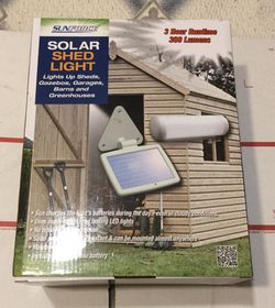 New! Sunforce Solar Shed Light. $25 Firm. Cash only/No trade. Shipping only. I do not meet in person.